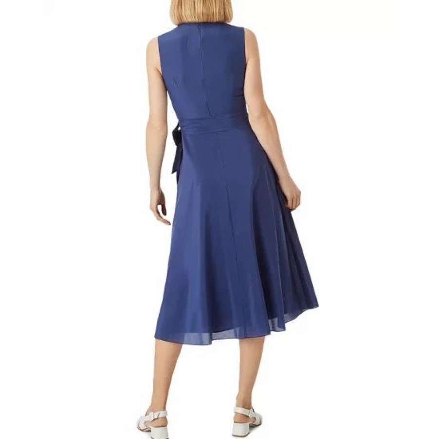 Dress * | Deals Hobbs London Regina Midi Dress French Navy