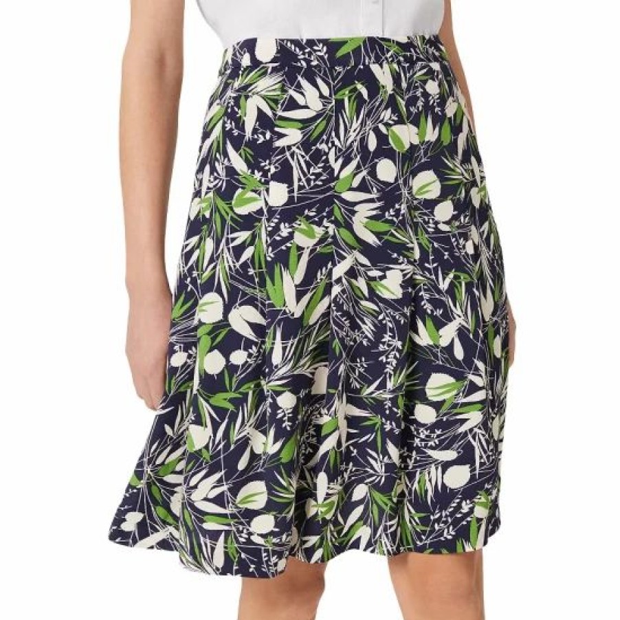 Skirt * | Discount Hobbs London Kadey Skirt Navy Multi