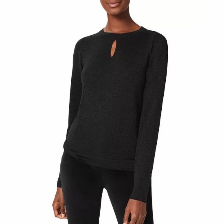 Sweater * | Buy Hobbs London Marlena Sparkle Sweater Black