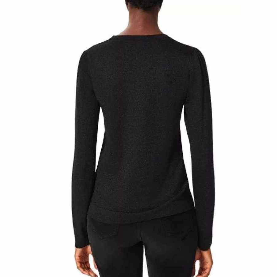 Sweater * | Buy Hobbs London Marlena Sparkle Sweater Black