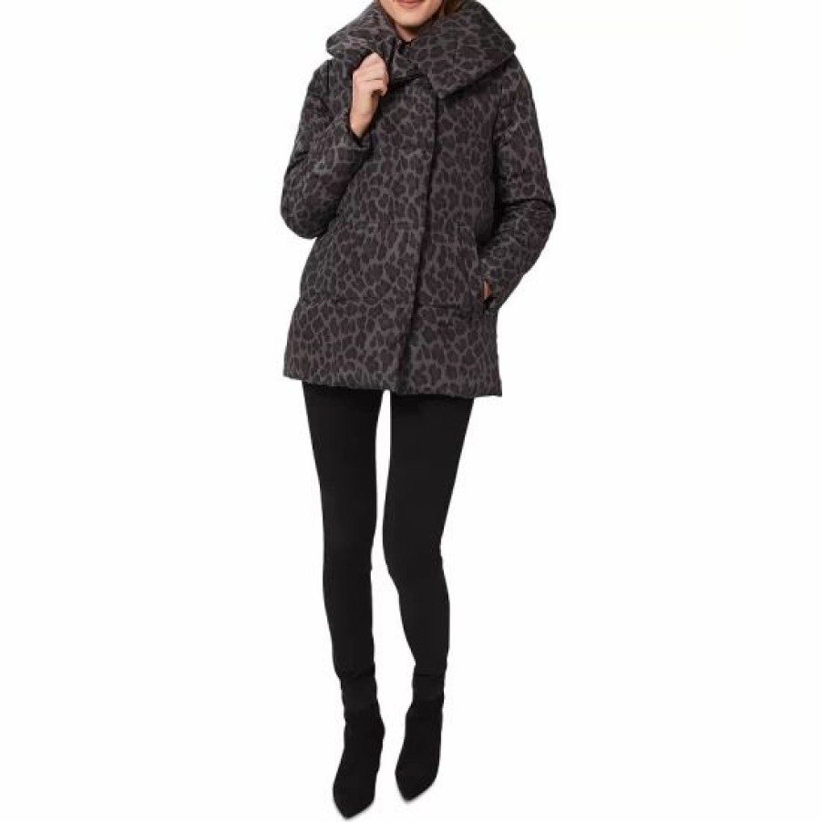 Coat * | Budget Hobbs London Samara Puffer Coat Animal