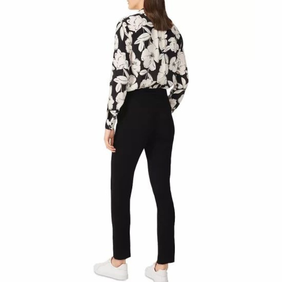 Top * | Promo Hobbs London Lorraine Printed Shirt Cream Black