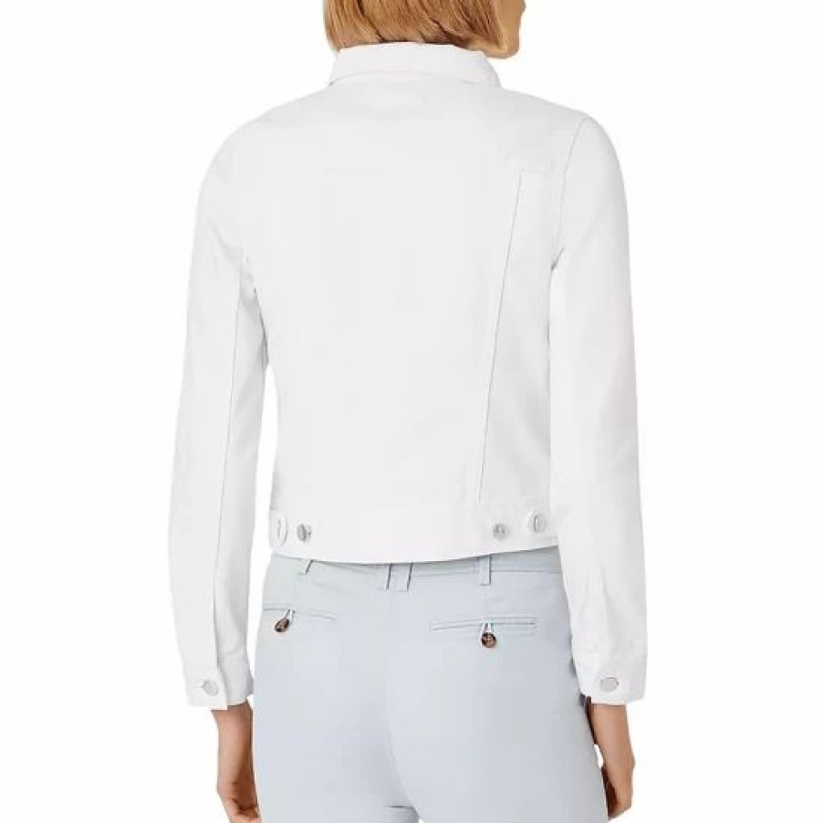 Jacket * | Best Reviews Of Hobbs London Mariam Classic Denim Jacket White