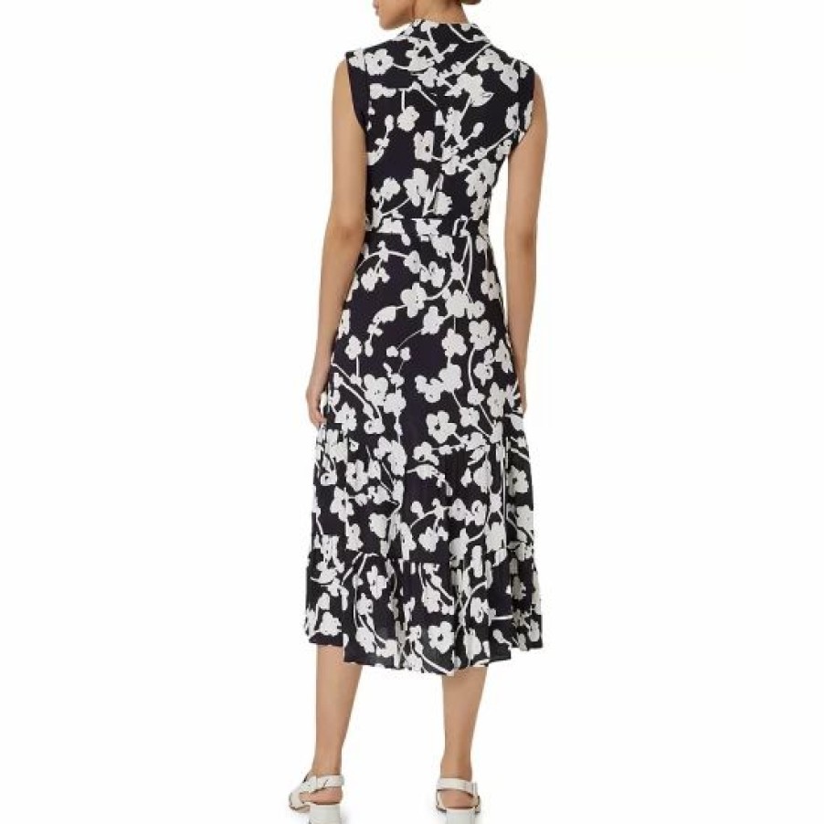 Dress * | Best Reviews Of Hobbs London Esme Dress Navy Multi