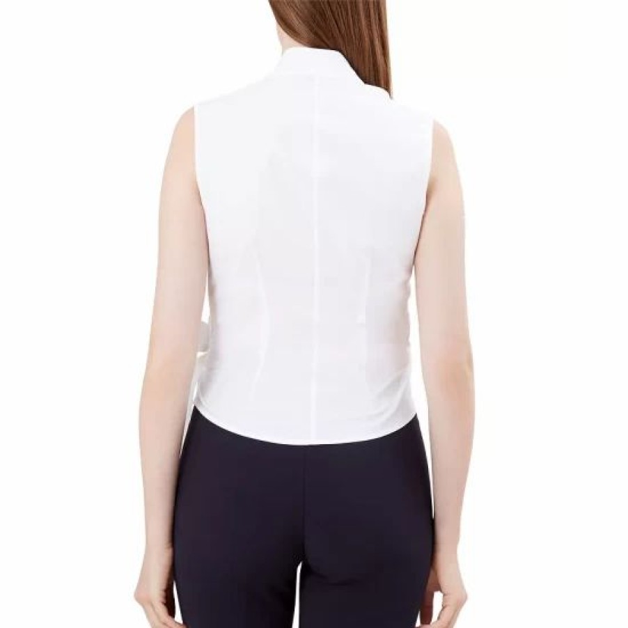 Top * | Best Deal Hobbs London Ava Wrap Top White