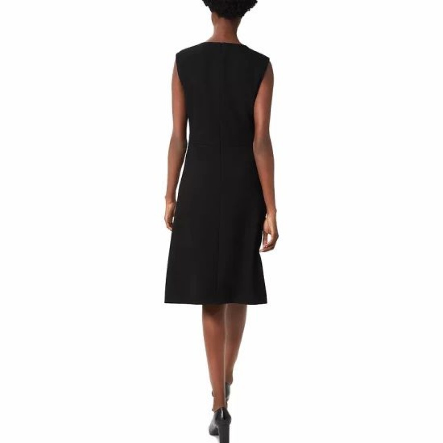 Dress * | Best Sale Hobbs London Ophelia Sleeveless Dress Black