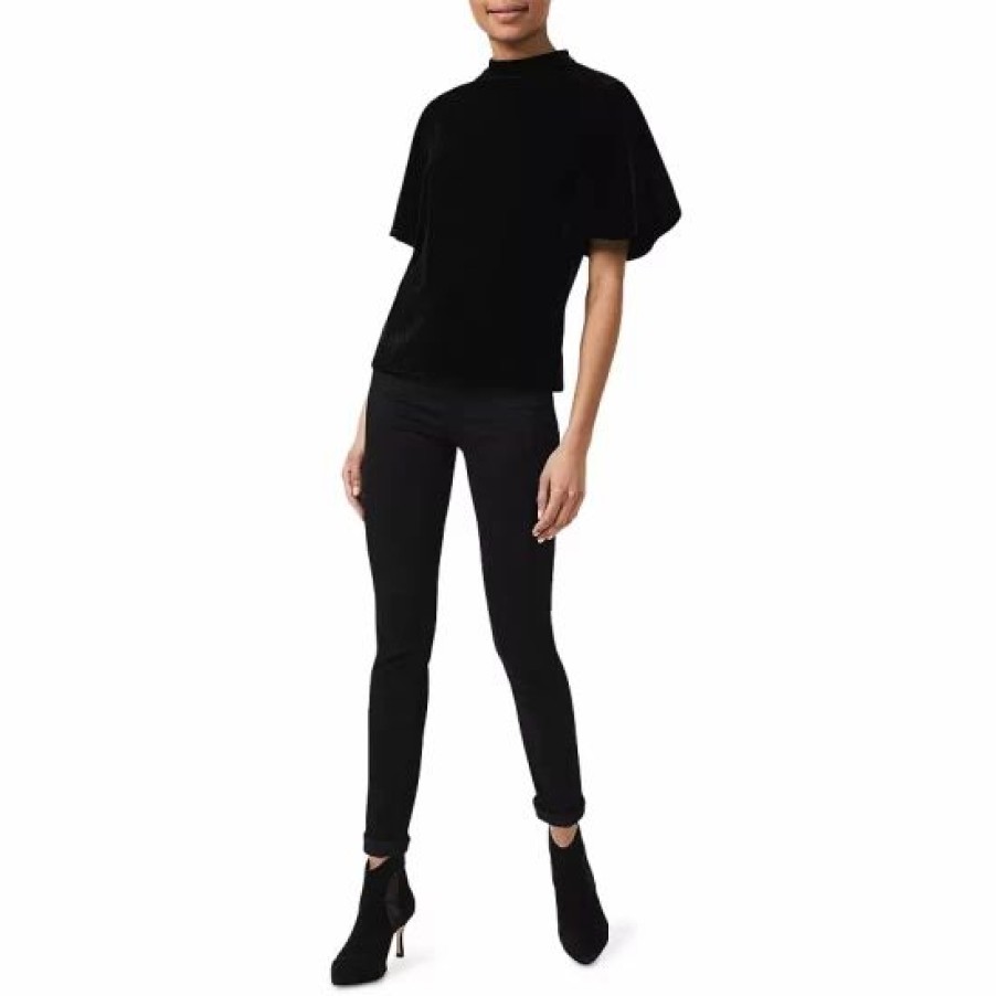 Top * | New Hobbs London Robyn Wide Sleeve Top Black