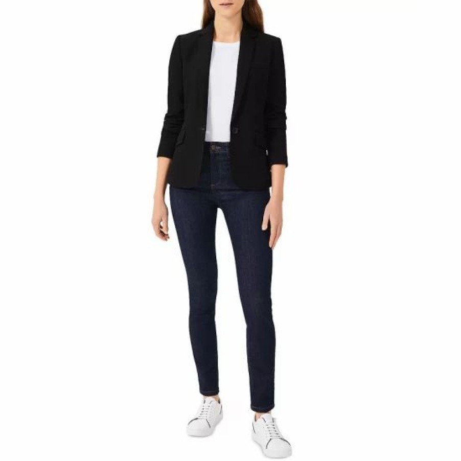 Blazers * | Flash Sale Hobbs London Ophelia Jacket Black