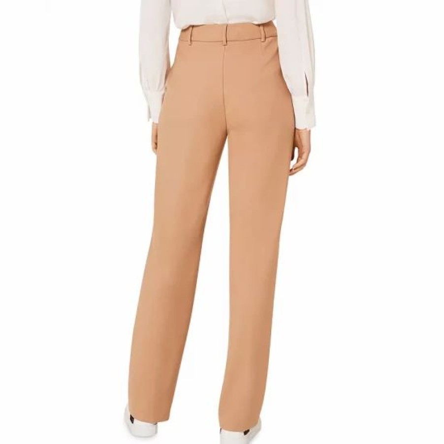 Pants * | Hot Sale Hobbs London Laurel Straight Leg Pants Camel