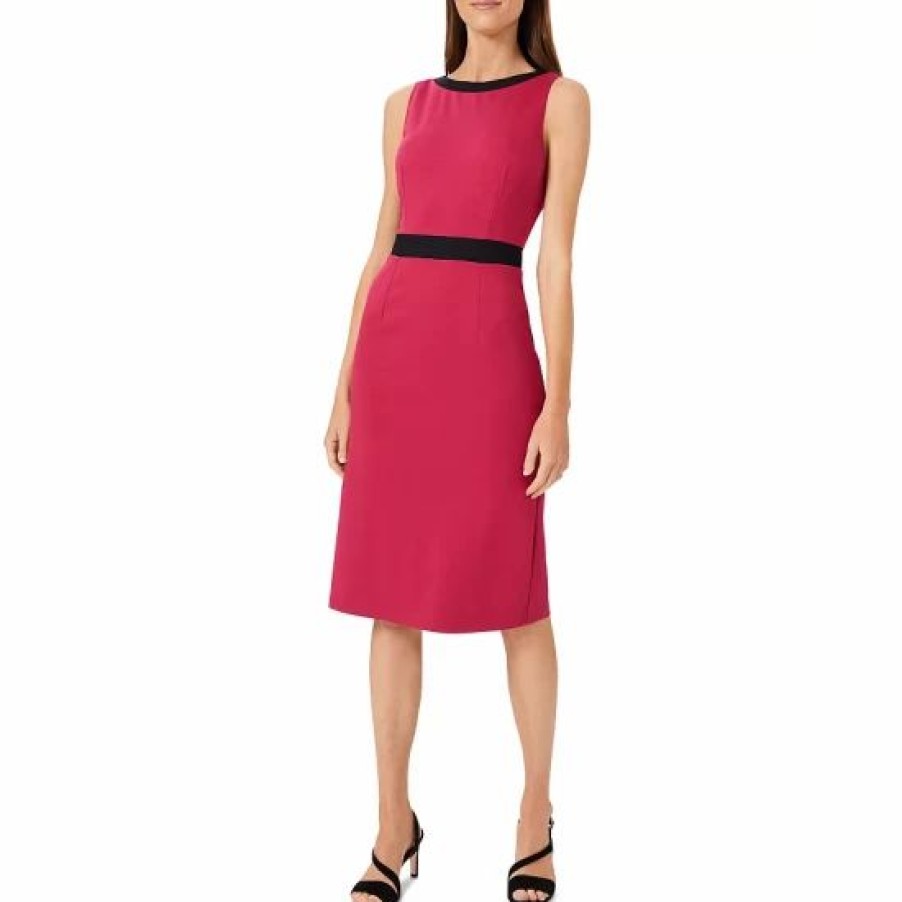 Dress * | Budget Hobbs London Marlene Dress Raspberry