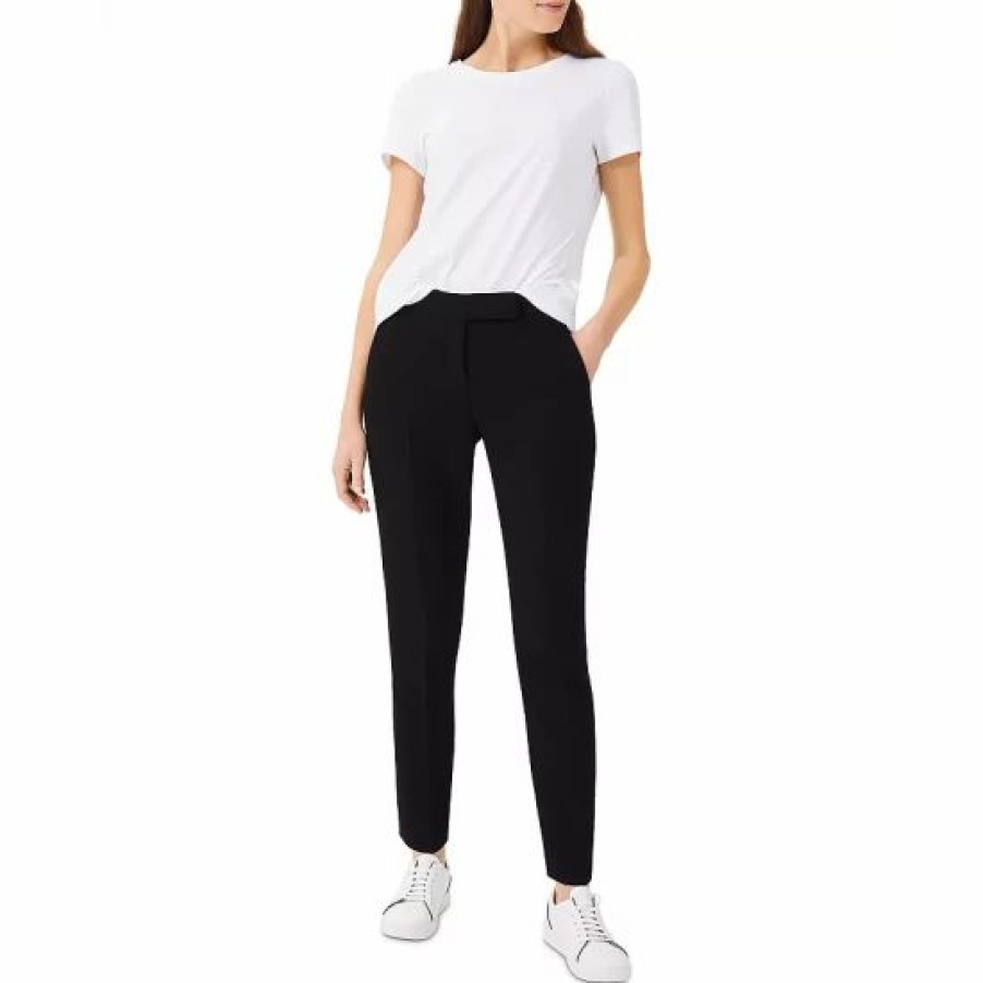 Pants * | Discount Hobbs London Ophelia Slim Leg Pants Black