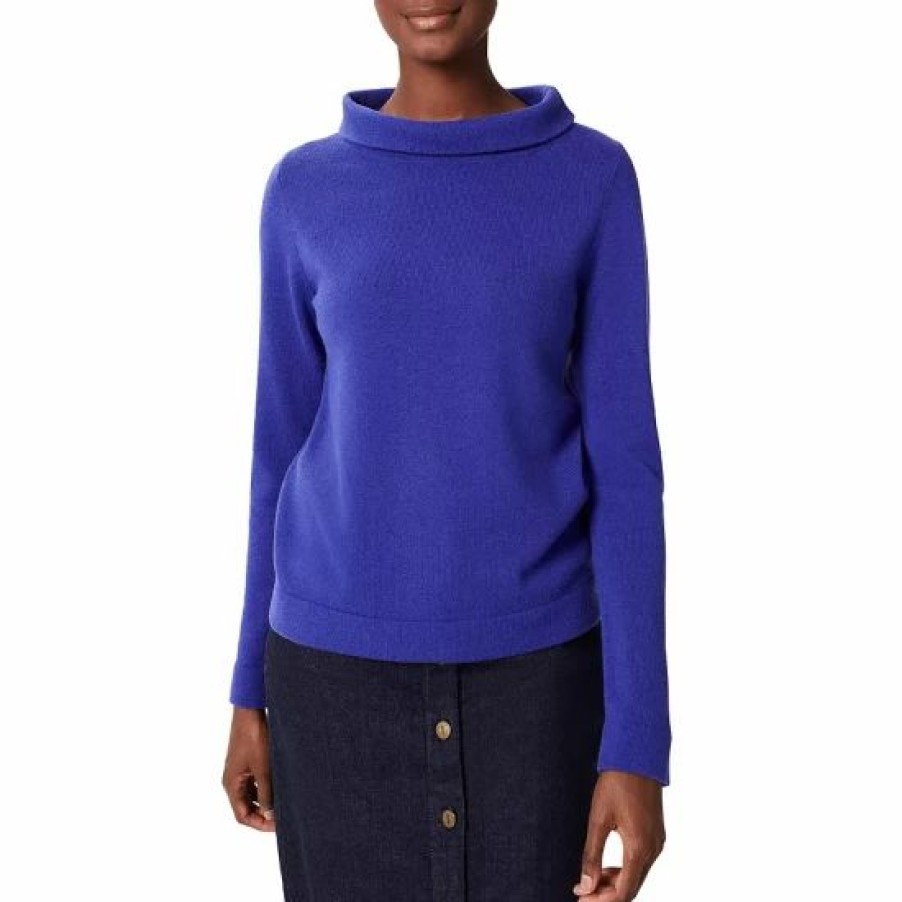 Sweater * | Deals Hobbs London Audrey Funnel Neck Sweater