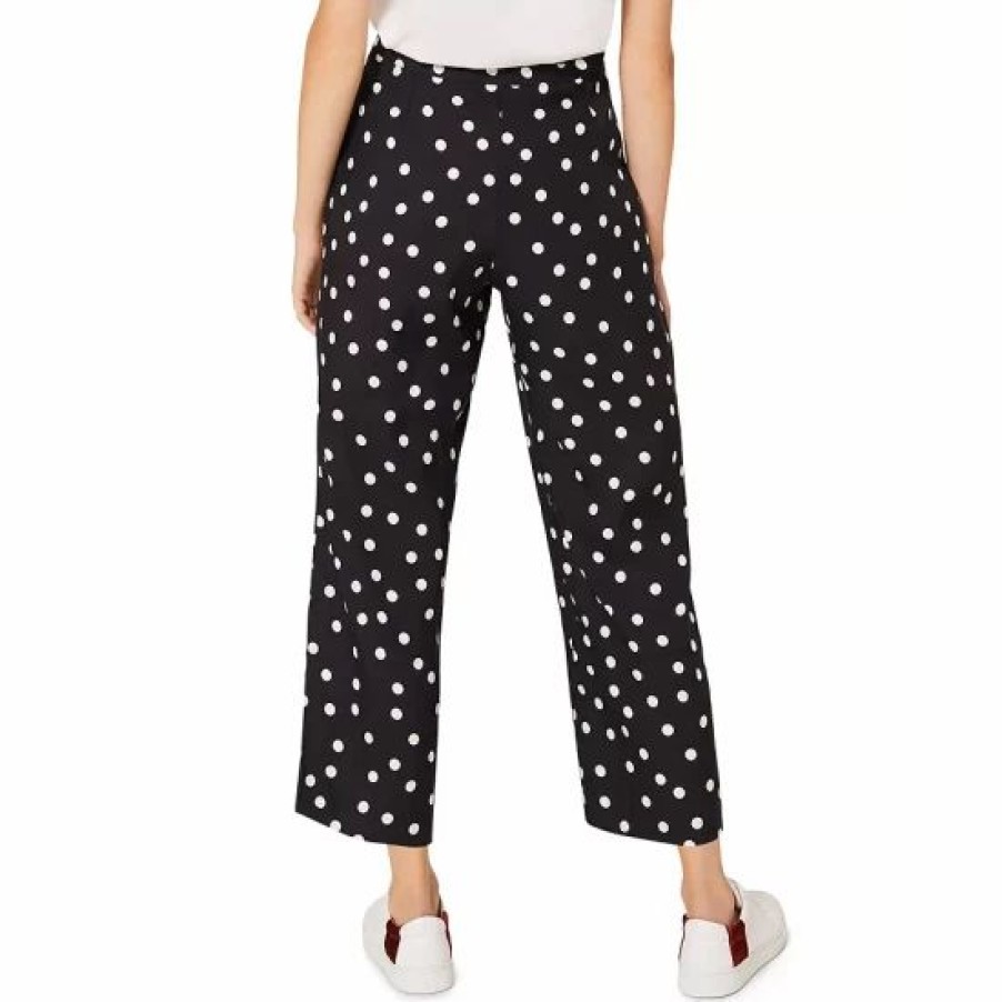 Pants * | Outlet Hobbs London Lauren Printed Pants Black/Ivory