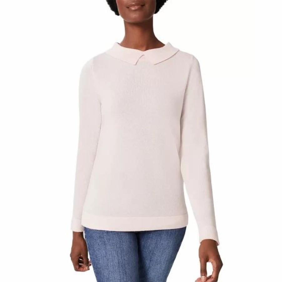 Sweater * | Best Reviews Of Hobbs London Priya Merino Wool & Cashmere Sweater Sweet Pink