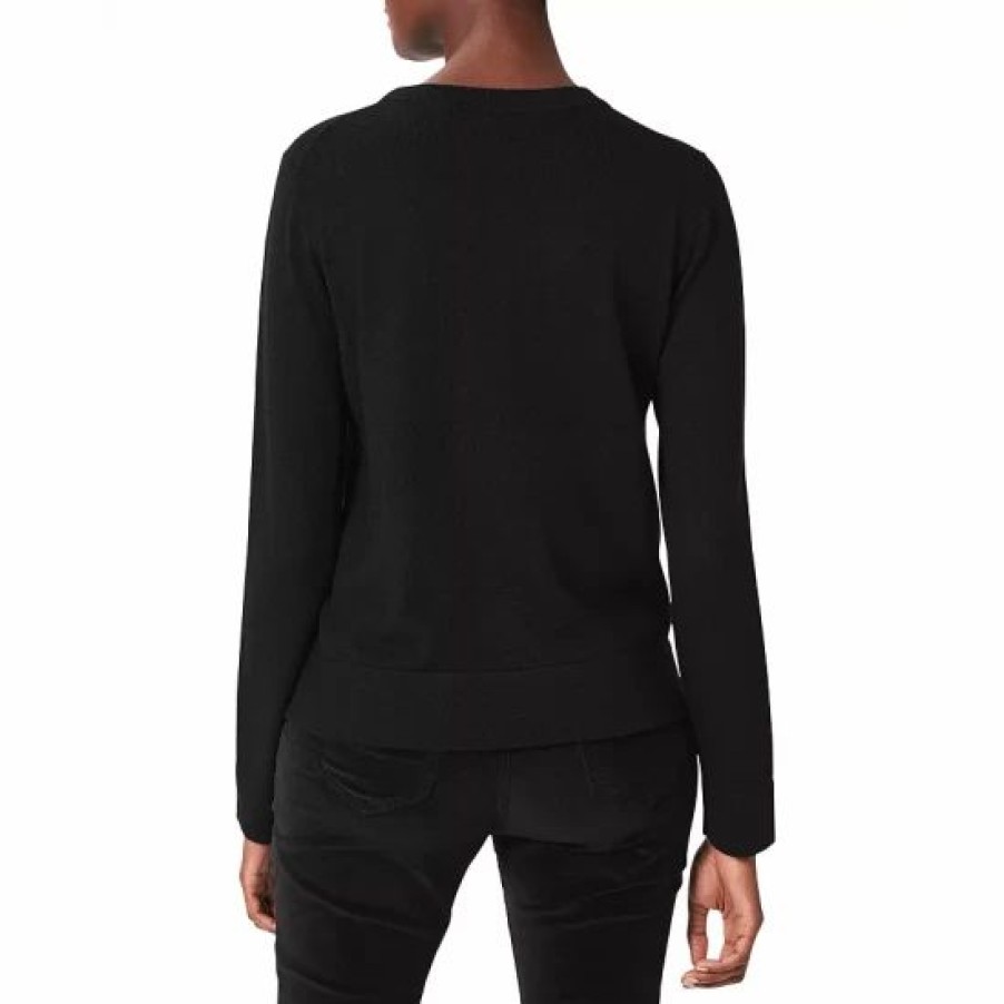 Sweater * | Top 10 Hobbs London Cianna Shine Sweater Black Gold