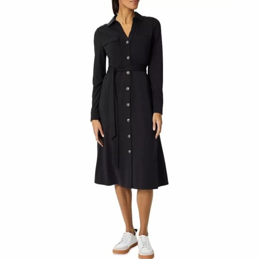 Dress * | Best Reviews Of Hobbs London Carolyn Jersey Dress Navy