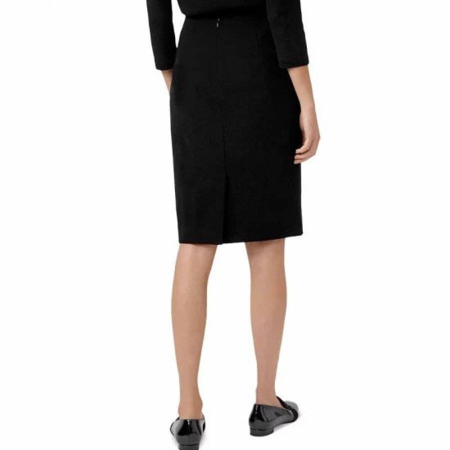 Skirt * | Outlet Hobbs London Petites Alva Pencil Skirt Black