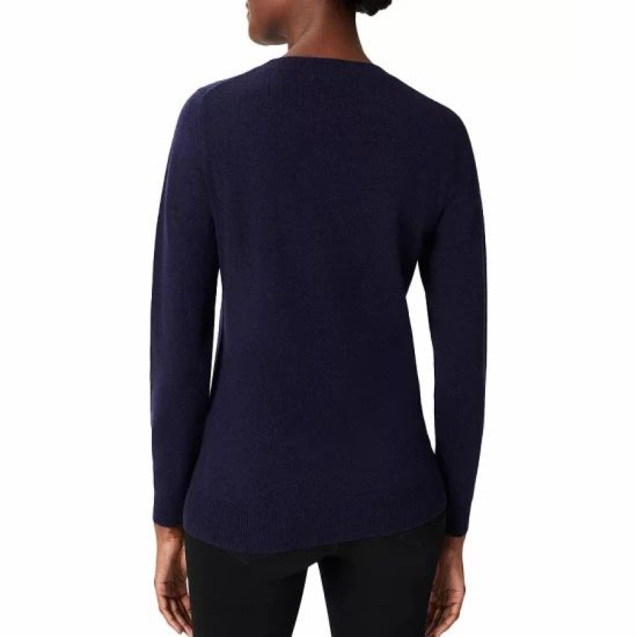 Sweater * | Best Deal Hobbs London Samira Star Print Sweater Red Navy