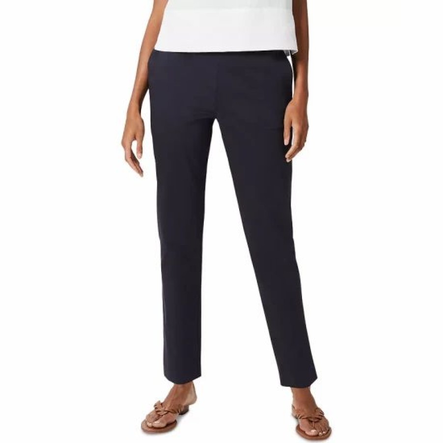 Pants * | Flash Sale Hobbs London Kaya Cotton-Blend Capri Trousers