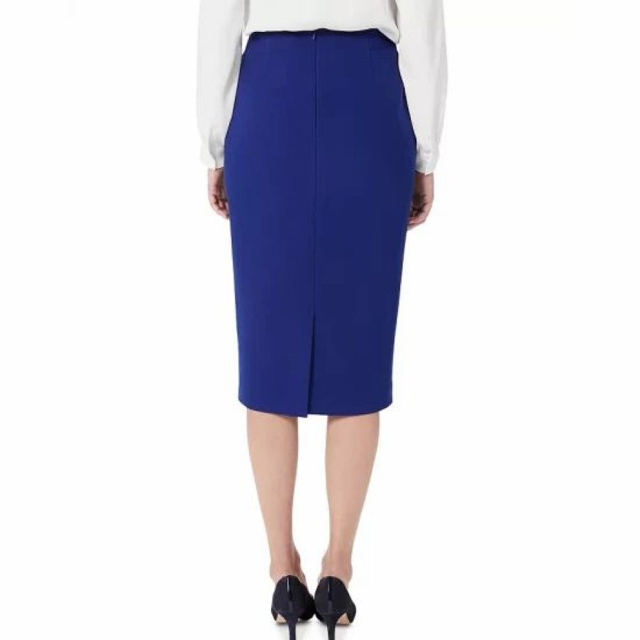 Skirt * | Deals Hobbs London Brielle Pencil Skirt Cobalt Blue