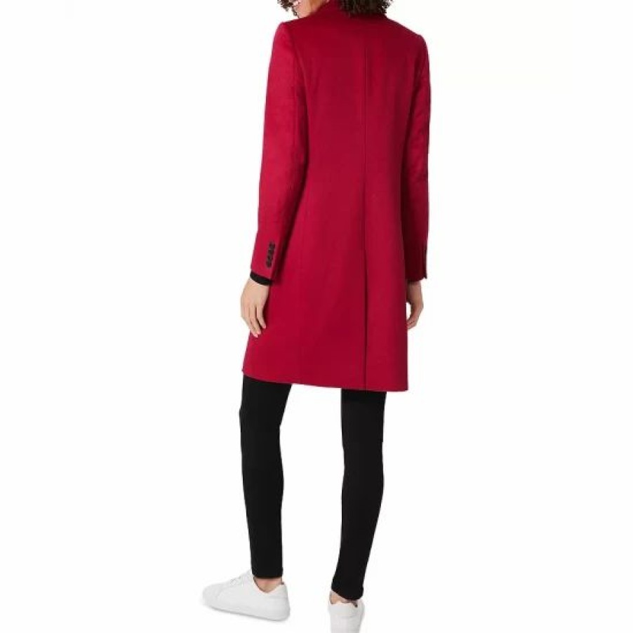 Coat * | Top 10 Hobbs London Tilda Wool Coat Fuchsia Pink