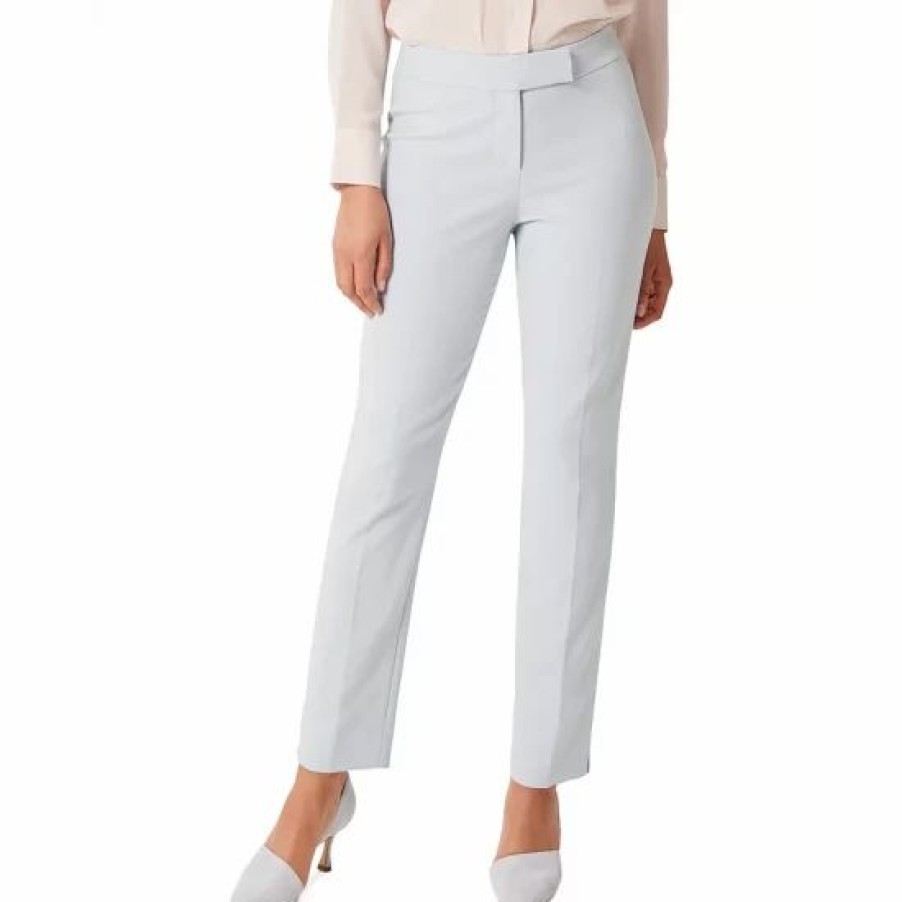 Pants * | Outlet Hobbs London Kaia Slim Leg Pants Pale Blue