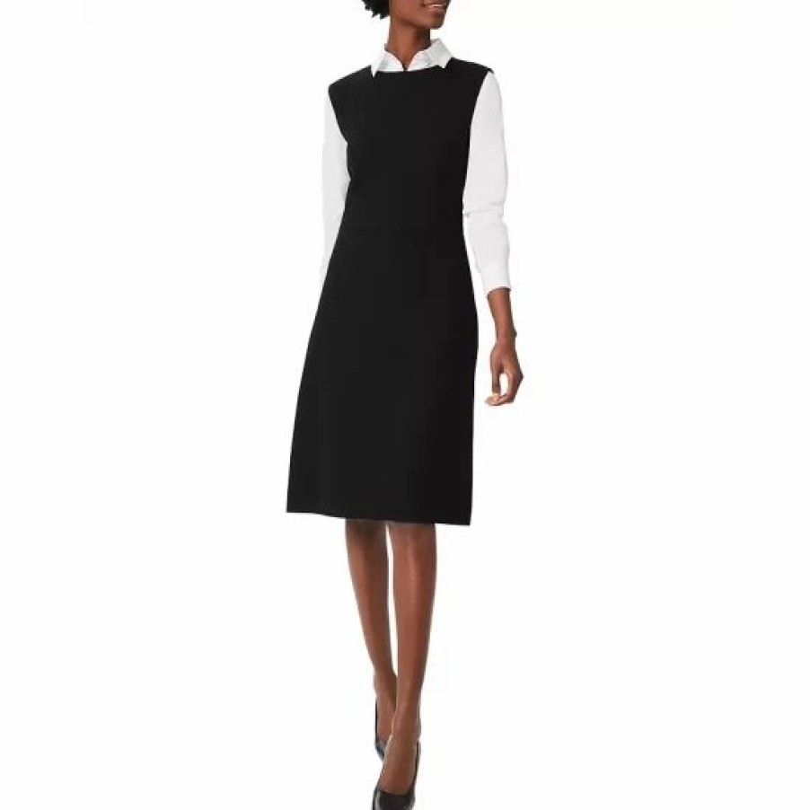 Dress * | Brand New Hobbs London Ophelia A Line Dress Black