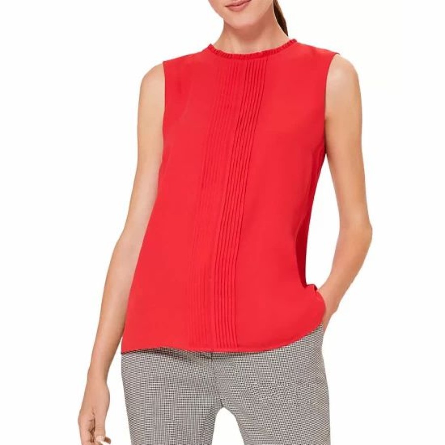 Top * | Deals Hobbs London Flora Sleeveless Top Red