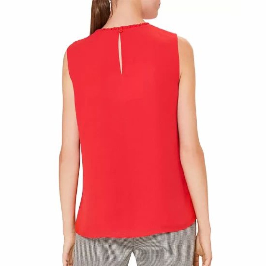 Top * | Deals Hobbs London Flora Sleeveless Top Red