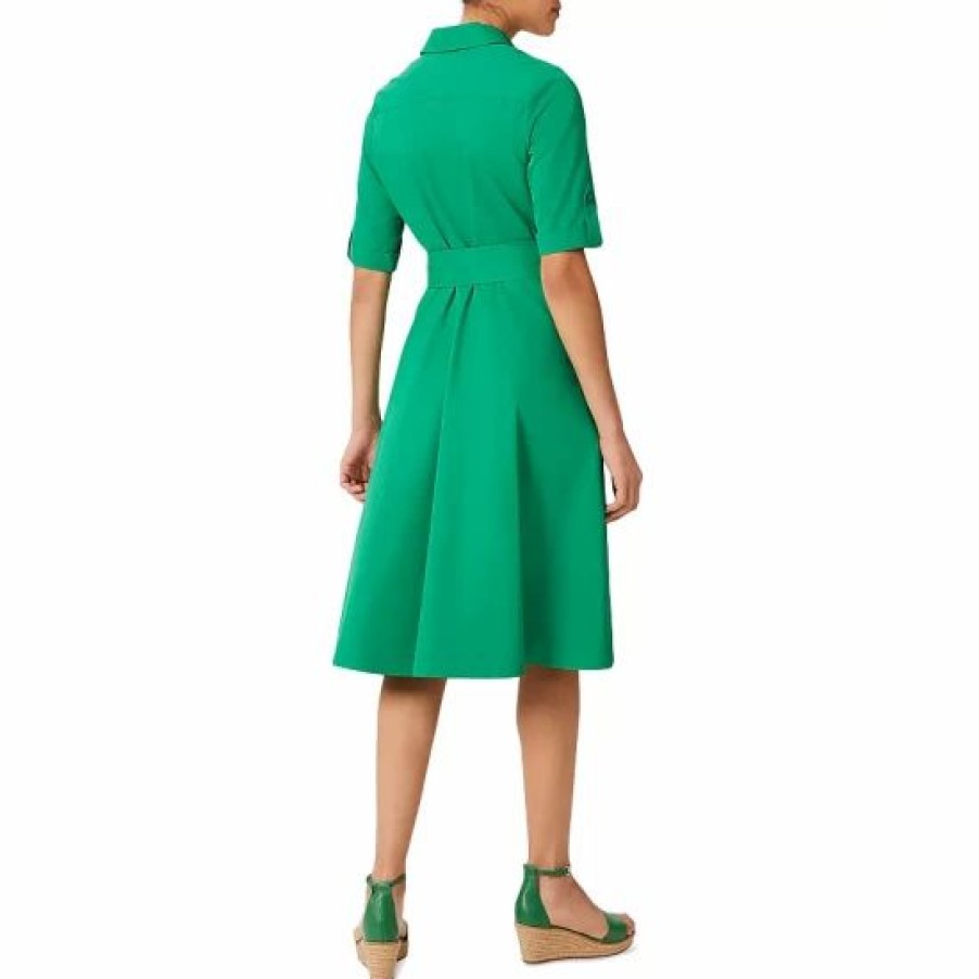 Dress * | Best Reviews Of Hobbs London Tyra Shirt Dress Amazon Green