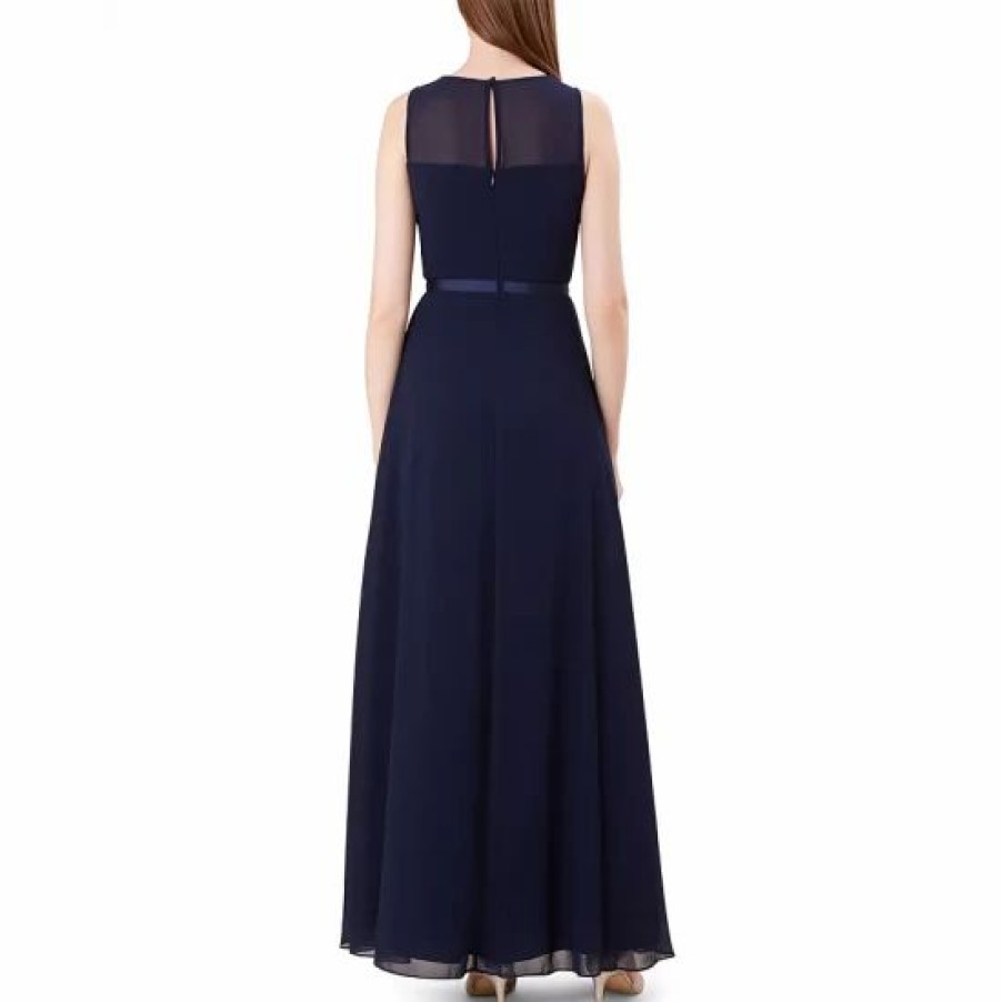 Dress * | Brand New Hobbs London Abigale Maxi Dress Navy