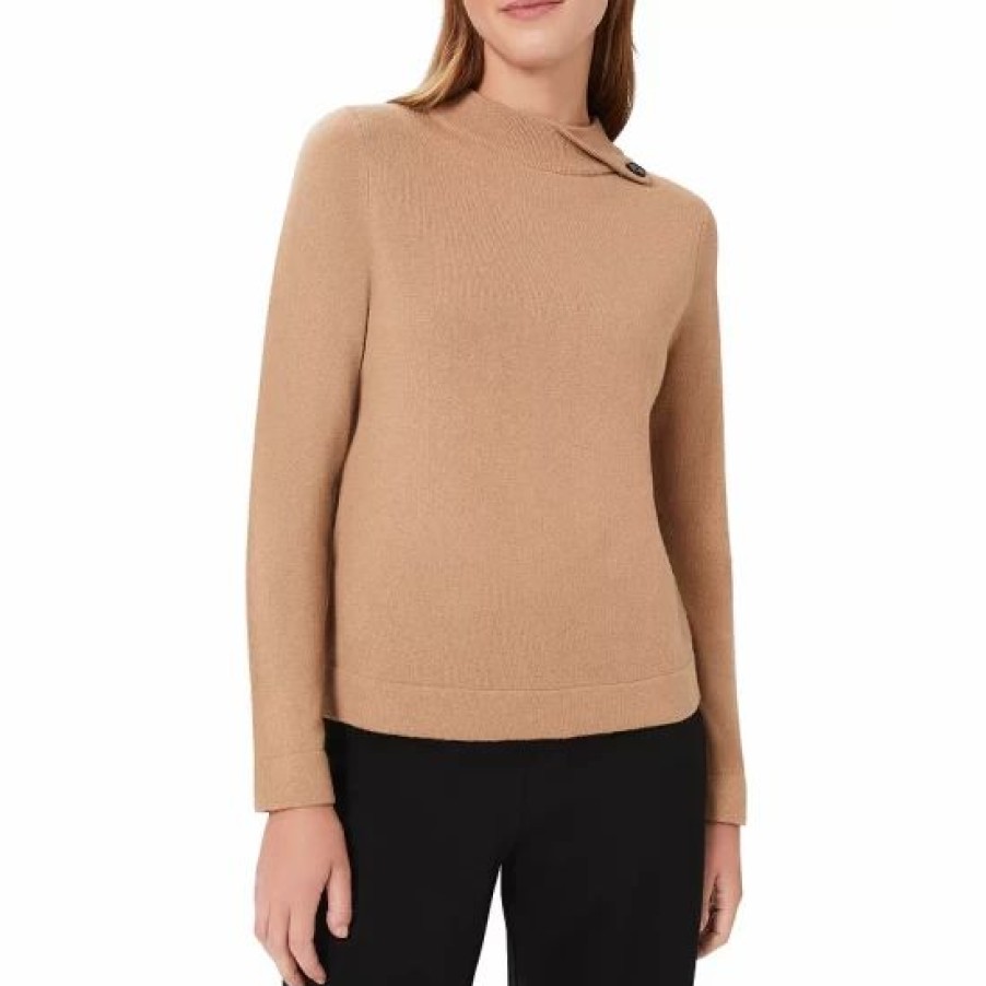 Sweater * | Hot Sale Hobbs London Talia Mock Neck Sweater