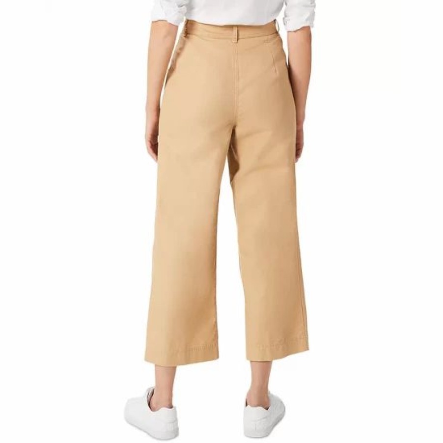 Pants * | Promo Hobbs London Dora Cropped Trousers Sand